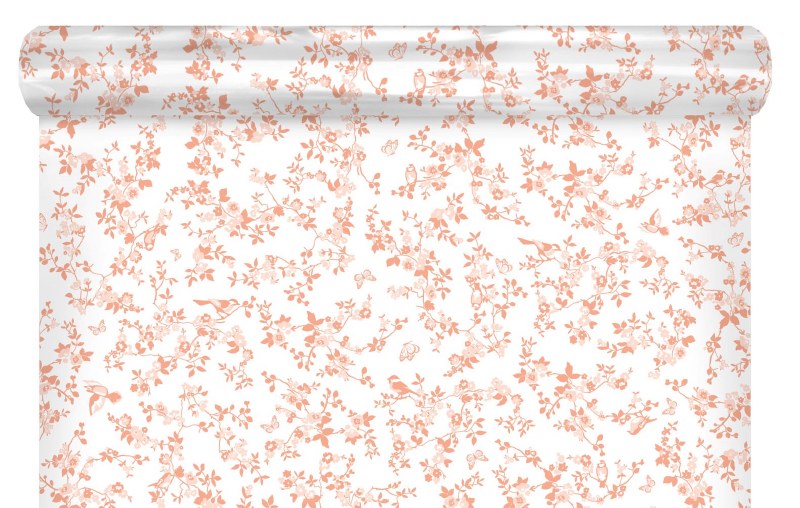 Picture of CELLO BIRDS CORAL 80CM X 100M